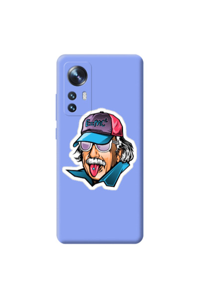 Other Xiaomi Mi 12 Einstein Light Purple Colored Silicone TPU Θήκη