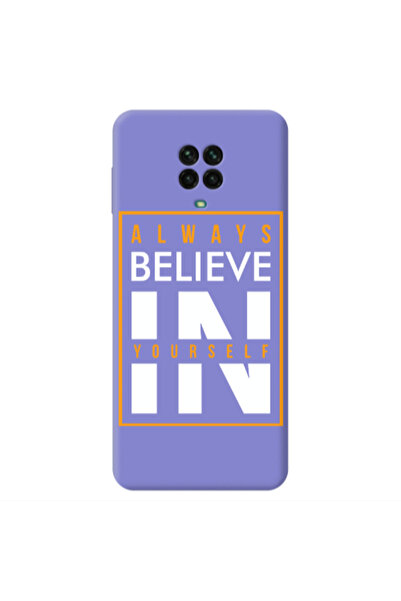 Other Xiaomi Redmi Note 9 Pro Always Belive Purple Colored Silicone TPU Θήκη