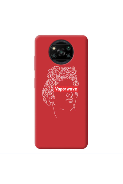 Other Xiaomi Poco X3 /X3 Pro Vaporwave Red Colored Silicone TPU Θήκη