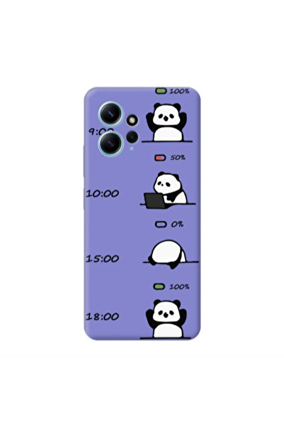 Other Xiaomi Redmi Note 12 4G My situation at work Purple Colored Silicone TP...