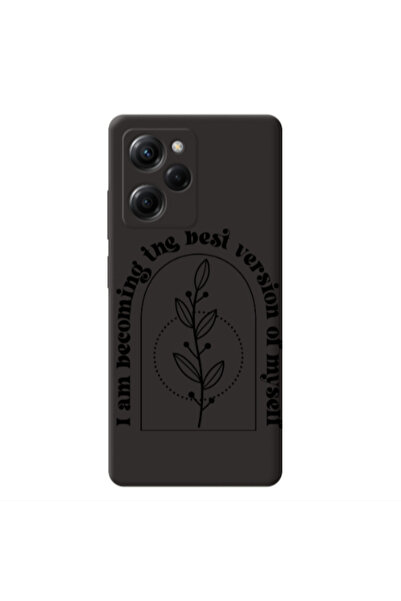 Other Xiaomi Poco X5 Pro I am Becoming Black Colored Silicone TPU Θήκη