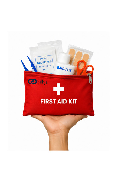 Silkja First Aid Kit 110 Pieces – Emergency Medical Supplies & Survival Kit f...