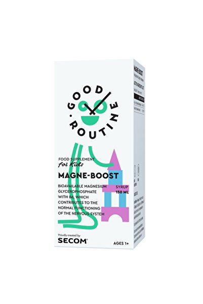 Secom Sirop pentru copii Magne-Boost Good Routine, 150 ml,