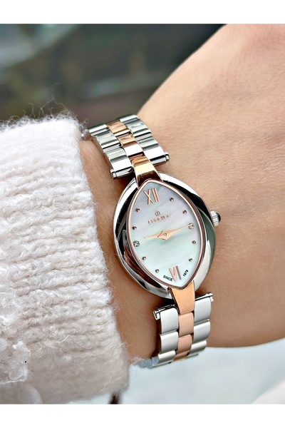 Essence Special Design Steel Cord Silver-Copper Color Women Wrist Watch D1233Mr