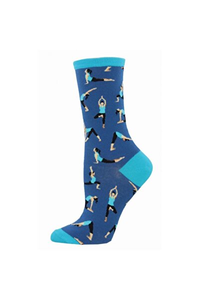 OEM Socksmith Ζευγάρι Γυναικείες Κάλτσες Γιόγκα 36-41 (WNC769-BLY)