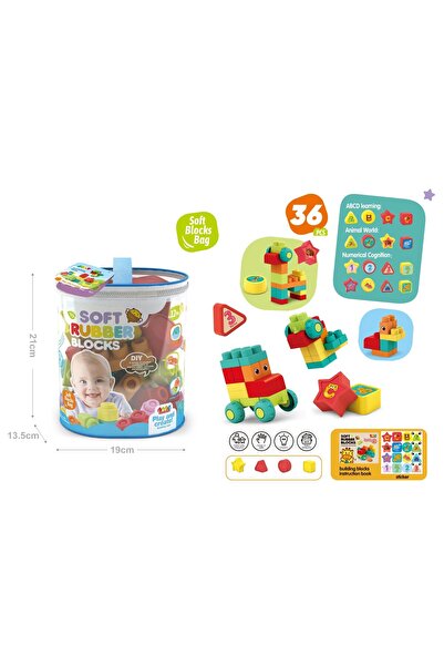 Blue Toys Τουβλάκια σε σακούλα 36 τεμάχια (MKU051062)