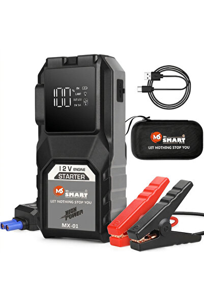 MR.SMART F.T.C Mr. Smart MX-01 12V Car Jump Starter 6000A with Power Bank