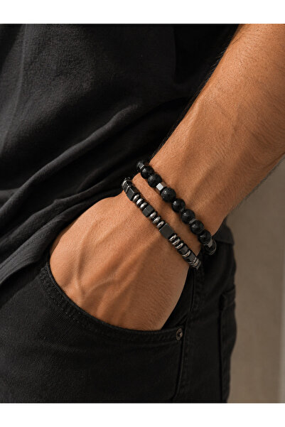 Girift Vintage Atron Men's Natural Stone Bracelet