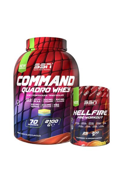 SSN Sports Style Nutrition Ssn Hellbuild Command Whey 2100 Gr Chocolate + Hel...