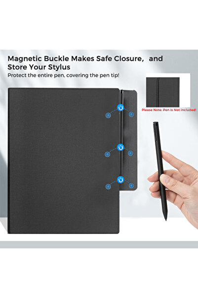 KULS Θήκη Clarity Note για Remarkable 2 10.3 ", Μαύρο
