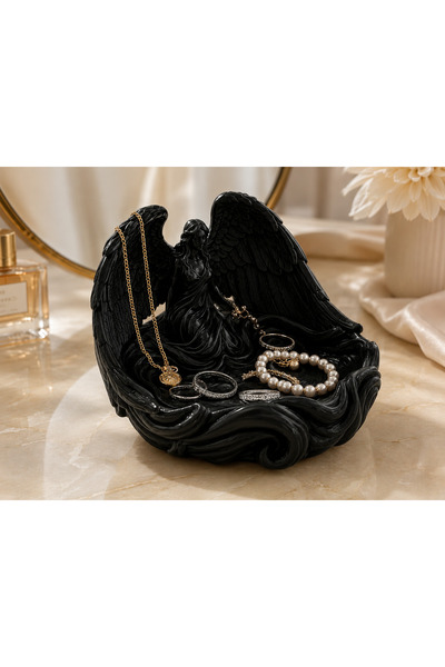 farist Jewelry Organizer with Angel Figure |   Decorative Jewelry Stand |   1...