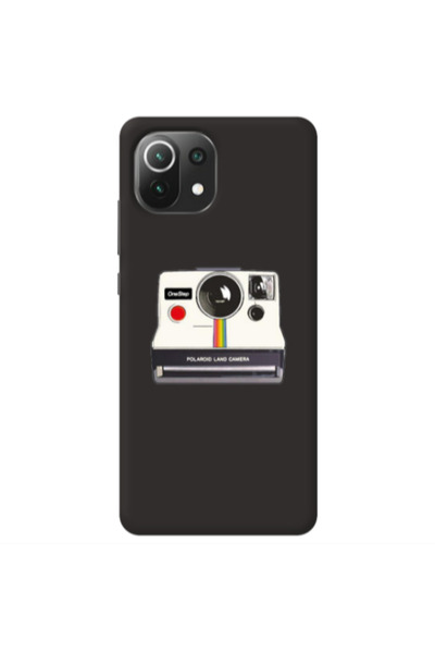 Other Xiaomi Mi 11 Lite Polaroid land camera Black Colored Silicone TPU Θήκη