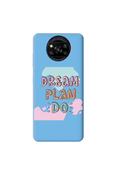 Other Xiaomi Poco X3 /X3 Pro Dream Plan Do Blue Colored Silicone TPU Θήκη