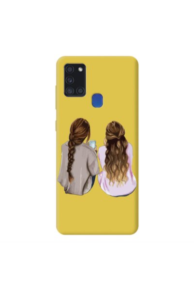 Other Samsung A21S Friends Yellow Colored Silicone TPU Θήκη