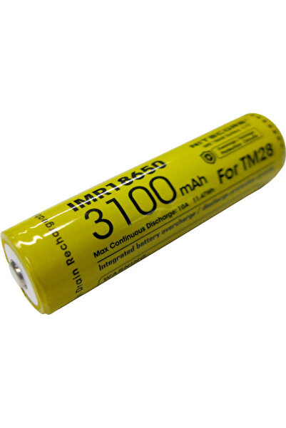 Nitecore IMR18650 TM28 Επαναφορτιζόμενη Μπαταρία 18650 Li-Mn 3100mAh 3.7V 1 τ...