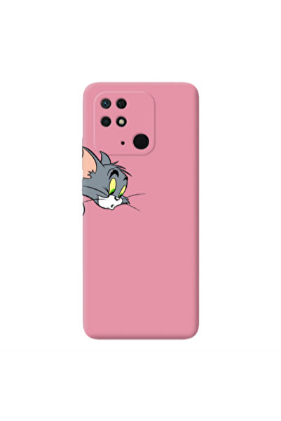 Other Xiaomi Redmi 10C Tom 1 Pink Colored Silicone TPU Θήκη