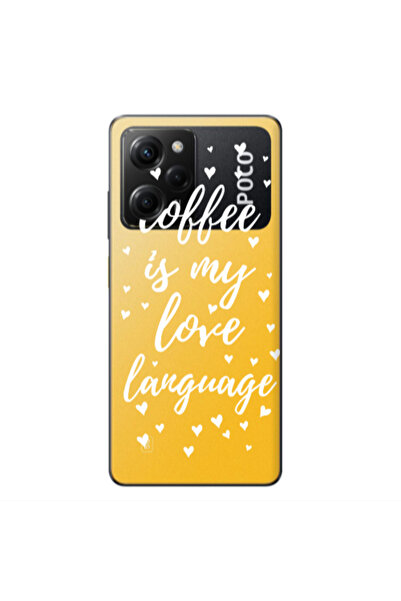 Other Xiaomi Poco X5 Pro Coffe is my love language Transparent Silicone TPU Θήκη