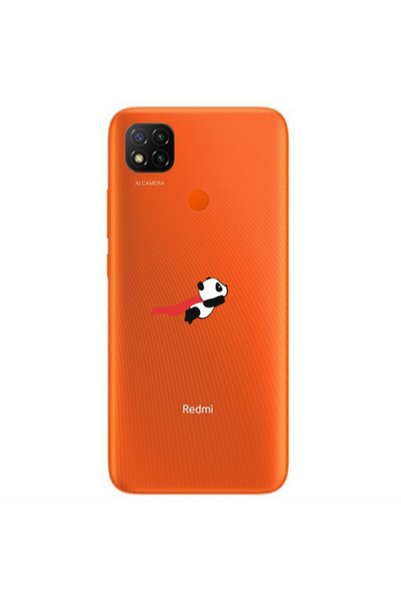 Other Xiaomi Redmi 9c kite flying panda Transparent Silicone TPU Θήκη