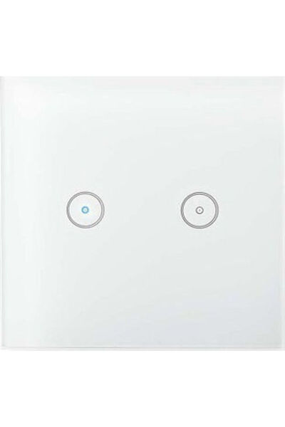Nedis Εντοιχιζόμενος Διακόπτης Αφής Τοίχου Wi-Fi Φωτισμού Αμφίδρομος με Πλαίσ...