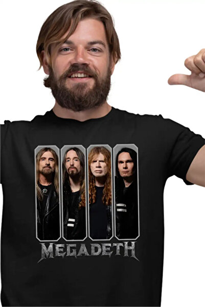 OEM Ανδρικό T-shirt Megadeth Θρύλος Heavy Metal