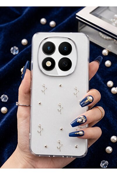 AKSEFİZZ Redmi Note 15 Pro 5G Kılıf Zarif Mini Figür Desenli Şeffaf Dayanıklı...