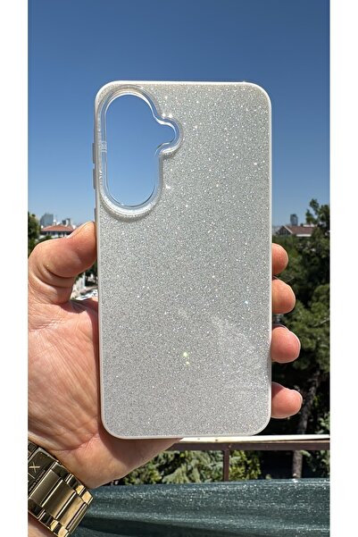 TechTrove Galaxy A56 İçin Uyumlu Simli Soft Tasarımlı Lüx Tasarım Kılıf