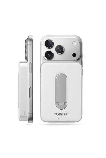 VONMAEHLEN Evergreen Mag + Kickstand (10.000 mAh) – Beyaz