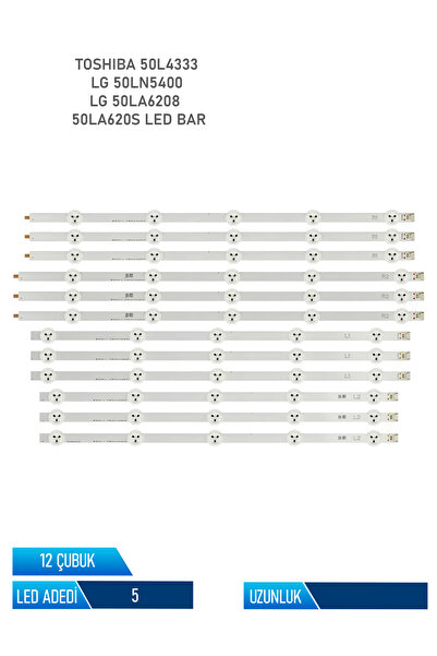 50L4333 12 Parca 50 inc Tv Led Bar