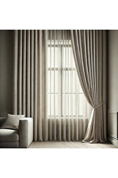 Arasya Home Design Draperie de Textura Groasa 80% Blackout Sankt Petersburg C...