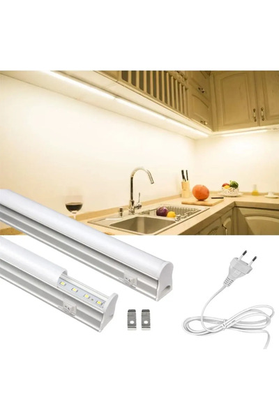 burul 120 cm Gün Işığı Led Bant Armatür Floresan Tip Aç Kapa Butonlu Fişli
