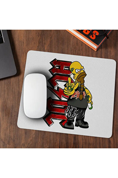 OEM Mousepad AC/DC The Simpsons Homer ACDC Merch