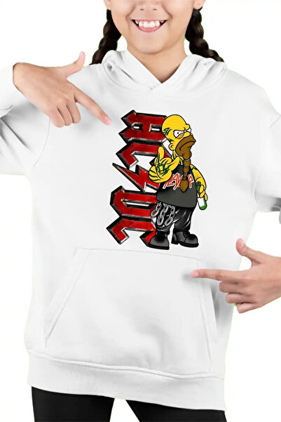 OEM Hanorac Copii Fete AC/DC The Simpsons Homer ACDC Merch