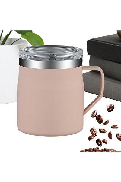 Arabest Stainless Steel Travel Mug,450ml,Vacuum Insulated,Leak-Proof,with Han...