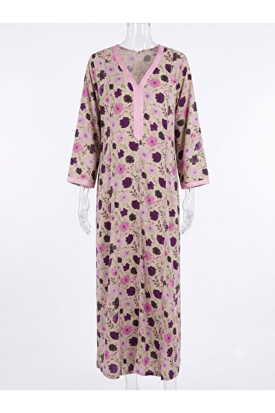 Zinora Women Dress, Jalabiya full Sleeve Emirati Mukhawar Dress, Soft rayon M...