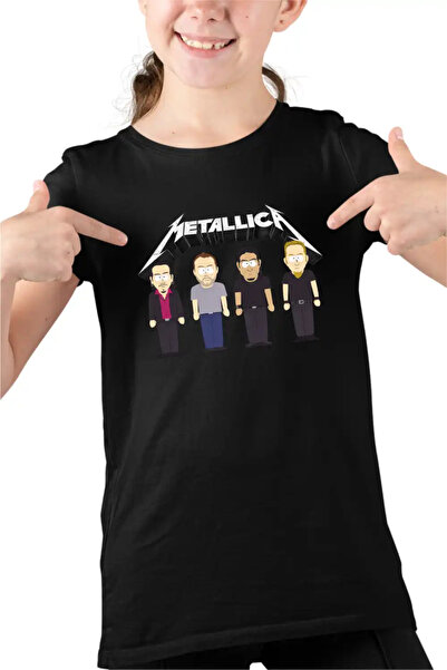 OEM Tricou Copii Fete Metallica South Park Merch