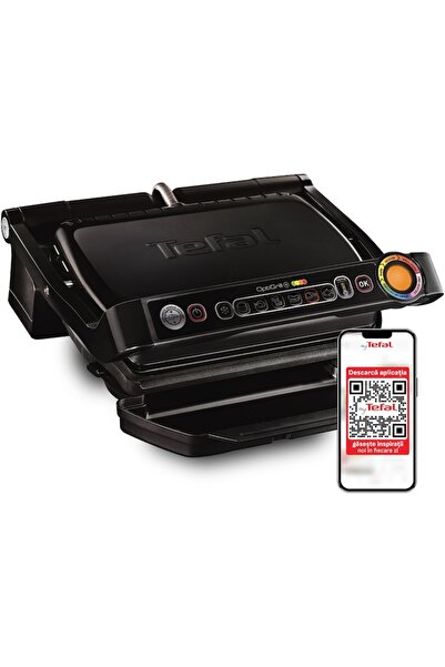 TEFAL Grătar electric OptiGrill+ GC712834, 2000 W, 6 programe automate, indic...