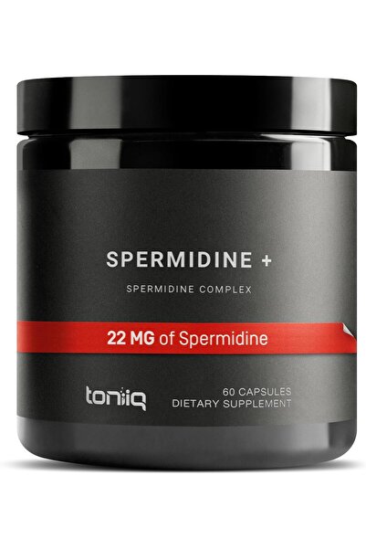 Toniiq Spermidine Rice Germ Extract and Trihydrochloride 22mg 60 Vegetarian Caps