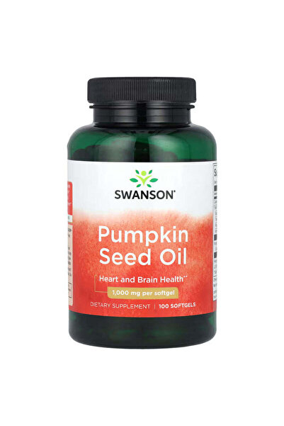 SWANSON Vitamins Pumpkin Seed Oil Omegas & Fish Oils EPA DHA 1,000 mg 100 Sof...
