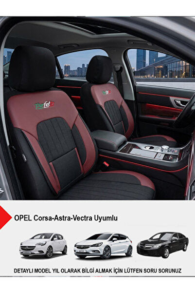 GM-DESIGN Perfetto Series Luxury Linen Car Seat Cover - (Opel Corsa-Astra-Vec...
