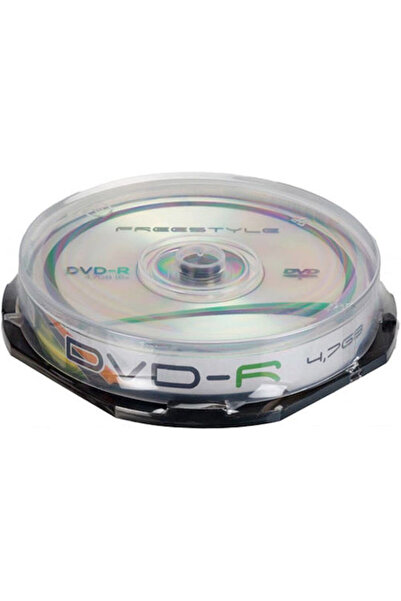 Omega Freestyle Recordable DVD-R 16x 4.7GB Cake Box 10pcs Code: 56676
