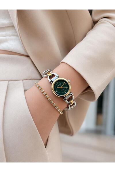 Ferrucci Women's Wristwatch+Bracelet Special Series Steel Band Blackening Col...