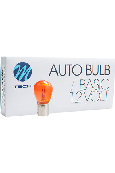 M-TECH Λάμπες Αυτοκινήτου P21W-BA15S-1156 12V 21W 10 τεμάχια
