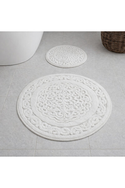 SN COTTONIA HOME Cotton Round Bathroom Set (100X100+60X60)