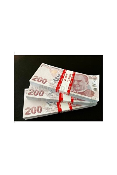 Köy Tohumları 500 Adet 200 TL Şaka Düğün Parası Film Dizi Çekimi Sınırlı Stok