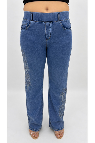 ZANESSİ FASHION Plus Size Special Design Series Summer Women's Trousers with ...
