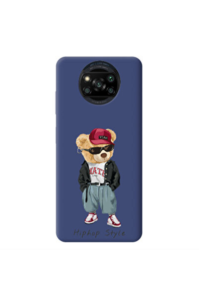 Other Xiaomi Poco X3 /X3 Pro Hip hop style Dark blue Colored Silicone TPU Θήκη
