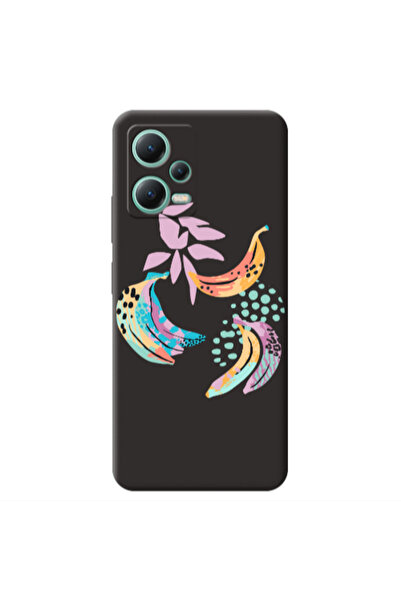 Other Xiaomi Redmi Note 12 Pro 5G Banana Black Colored Silicone TPU Θήκη