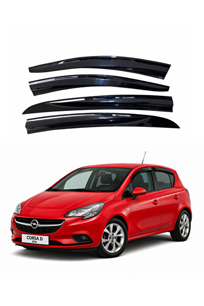 Opel Corsa D/Opel Corsa E Cam Rüzgarlık 4 Parça Set 2007-2016 Arası Tüm Modellere Uyumludur
