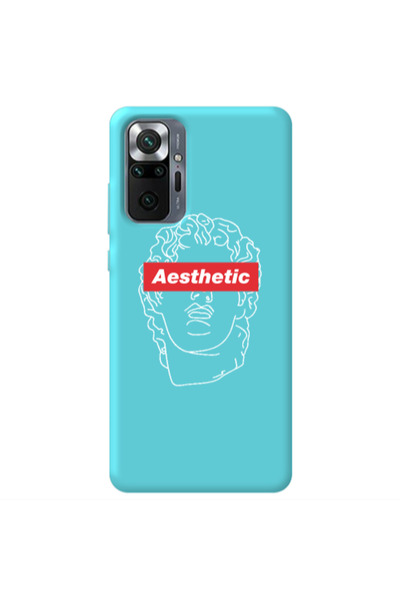 Other Xiaomi Redmi Note 10 Pro 4G Aesthetic Turquoise Colored Silicone TPU Θήκη