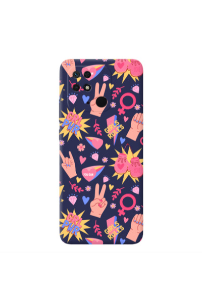 Other Xiaomi Redmi 10C Grl Pwr 2 Dark blue Colored Silicone TPU Θήκη